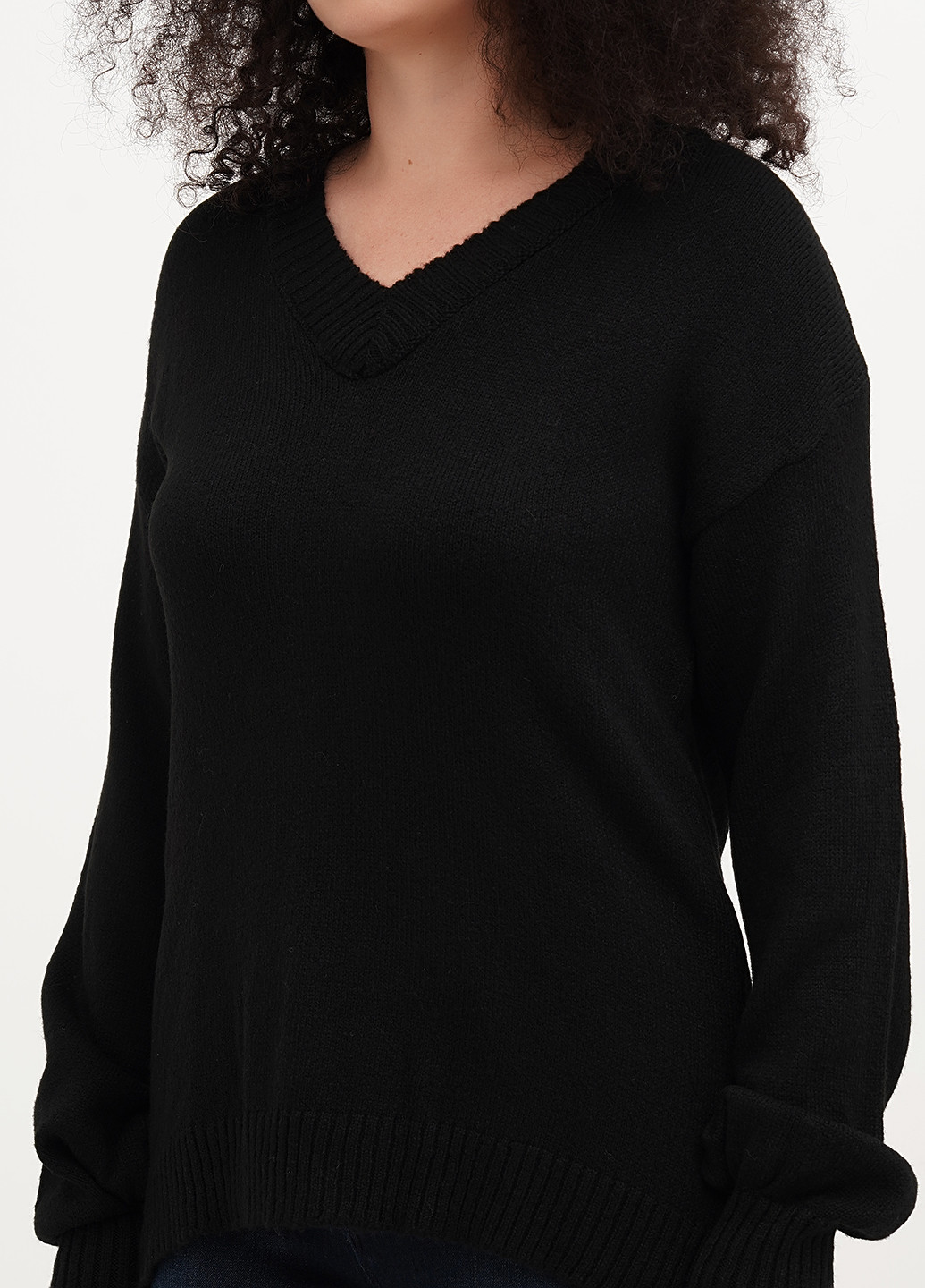 Чорний демісезонний пуловер пуловер Vicolo