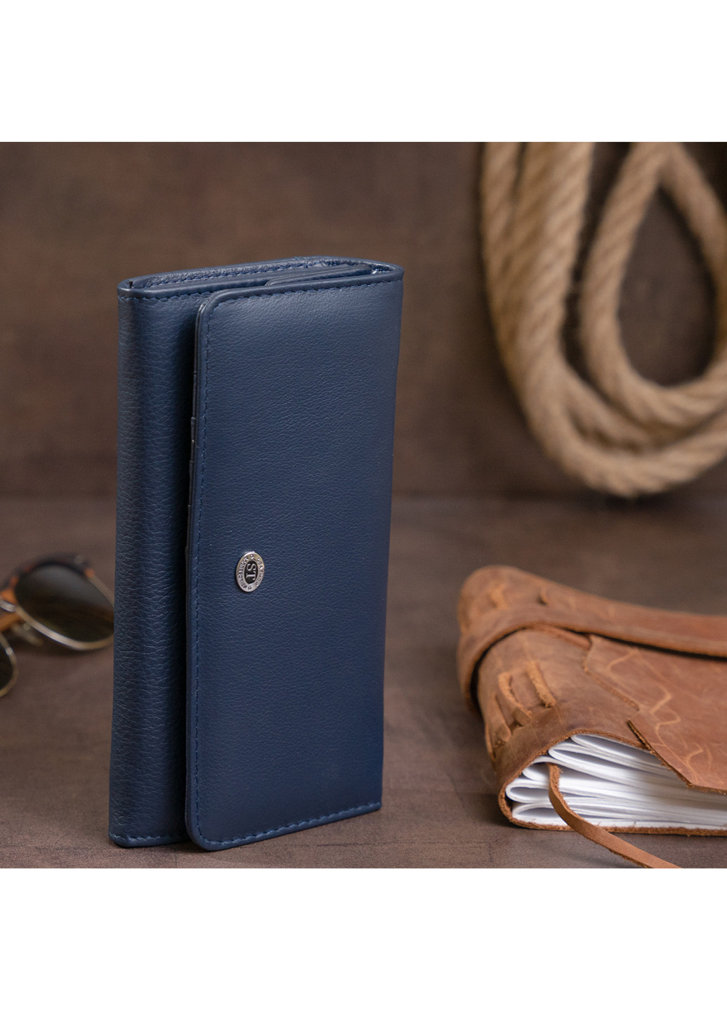 Женский кожаный кошелек 18,5х9,5х2,5 см st leather (229460960)