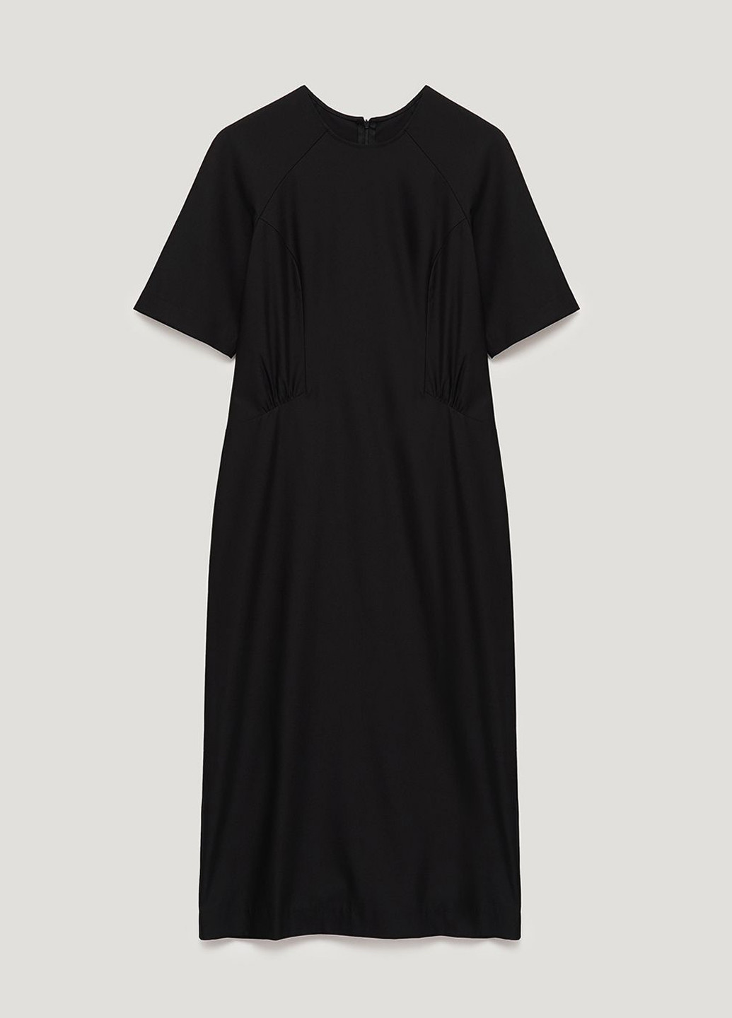 Черное кэжуал платье футляр JUL однотонное