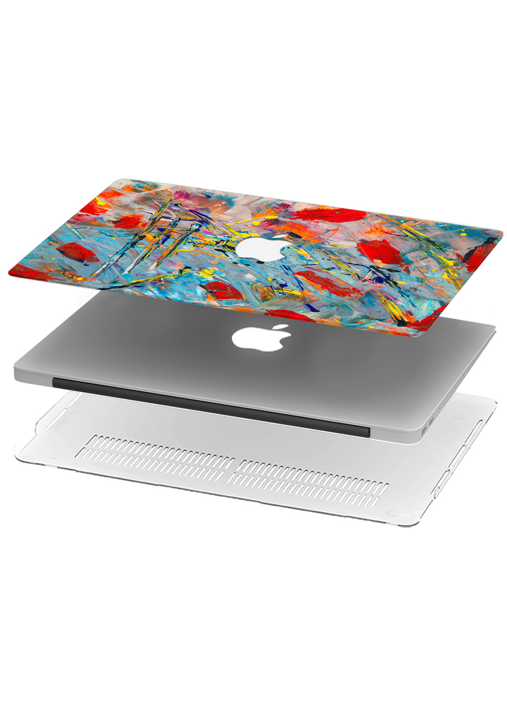 Чехол пластиковый для Apple MacBook Air 13 A1466 / A1369 Краски (Paints) (6351-2801) MobiPrint (219123910)