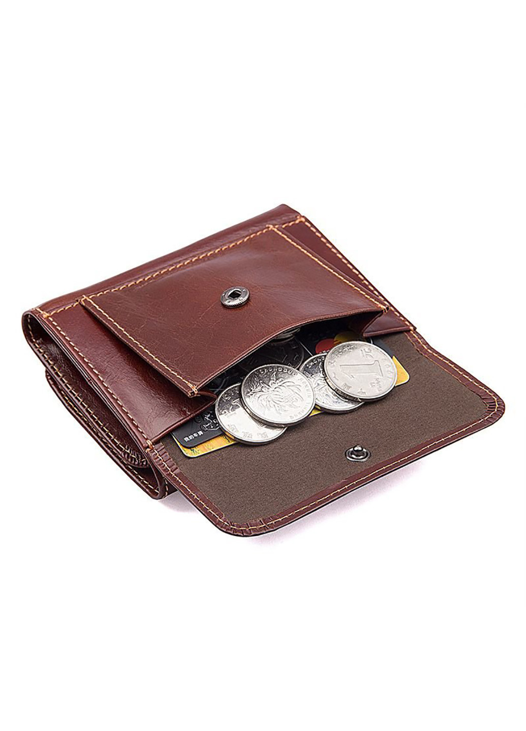 Чоловік шкіряний гаманець 11x8 см Vintage (242189230)