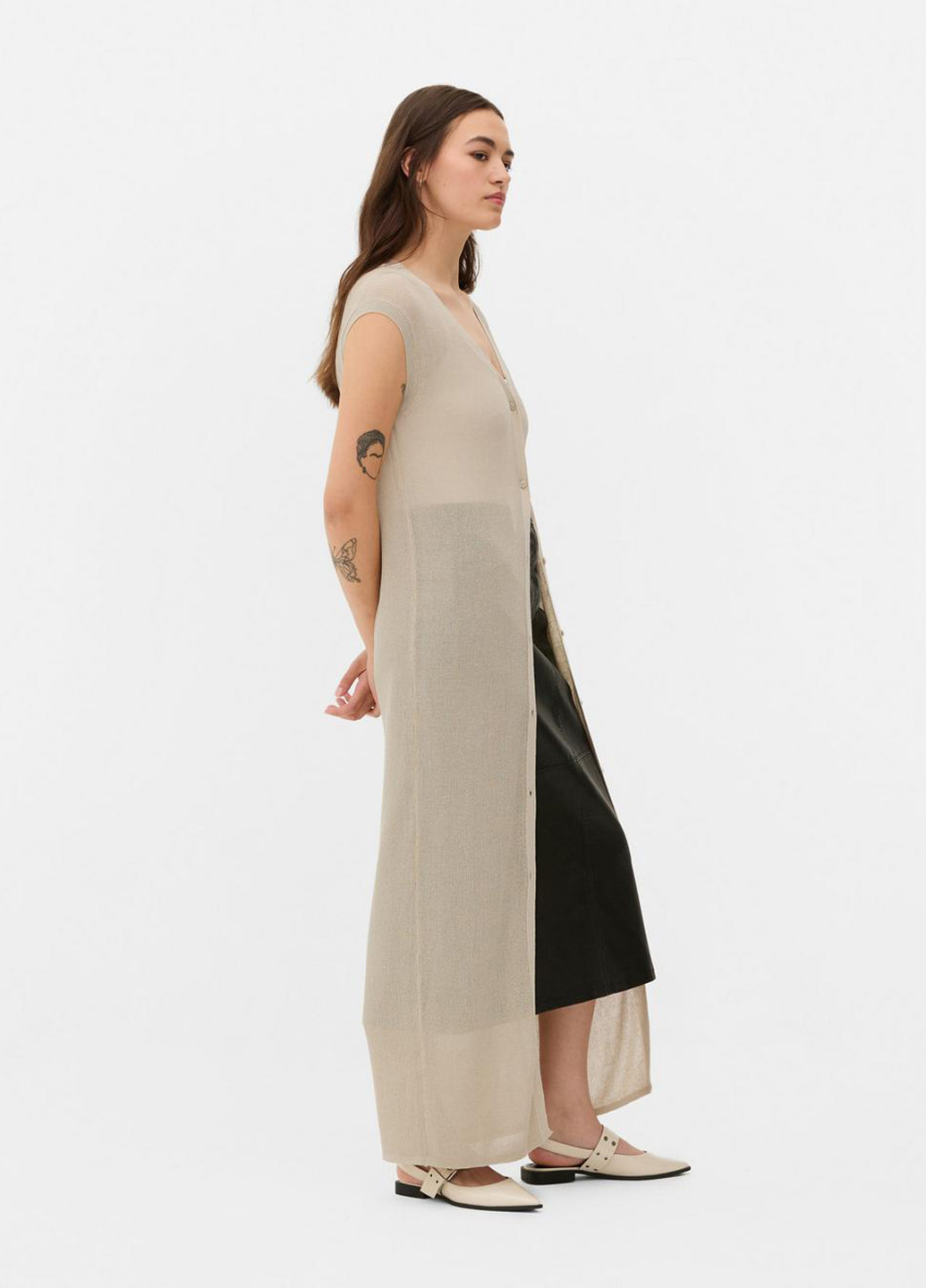 Бежевый лето кардиган Primark