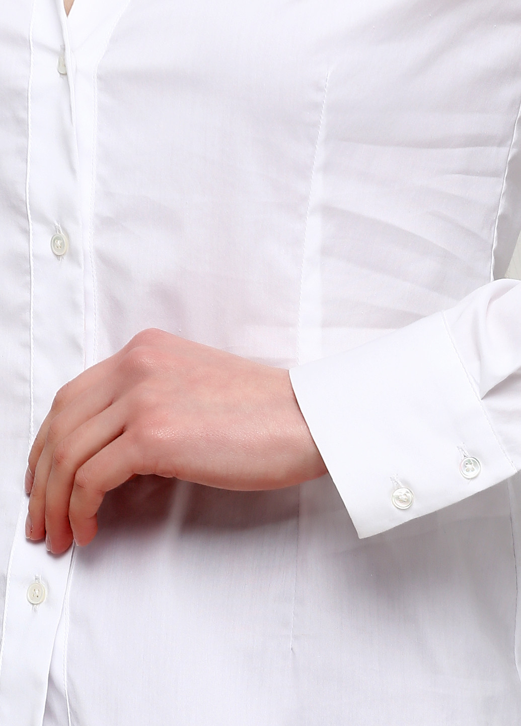 Белая классическая рубашка однотонная Uterque