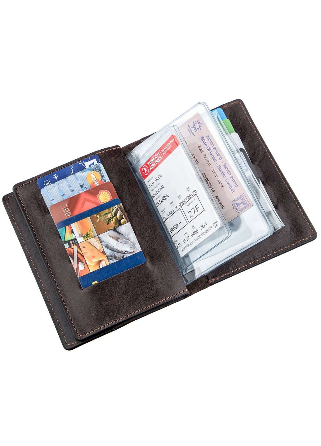 Шкіряна обкладинка для прав 11х14х1 см Grande Pelle (253490805)