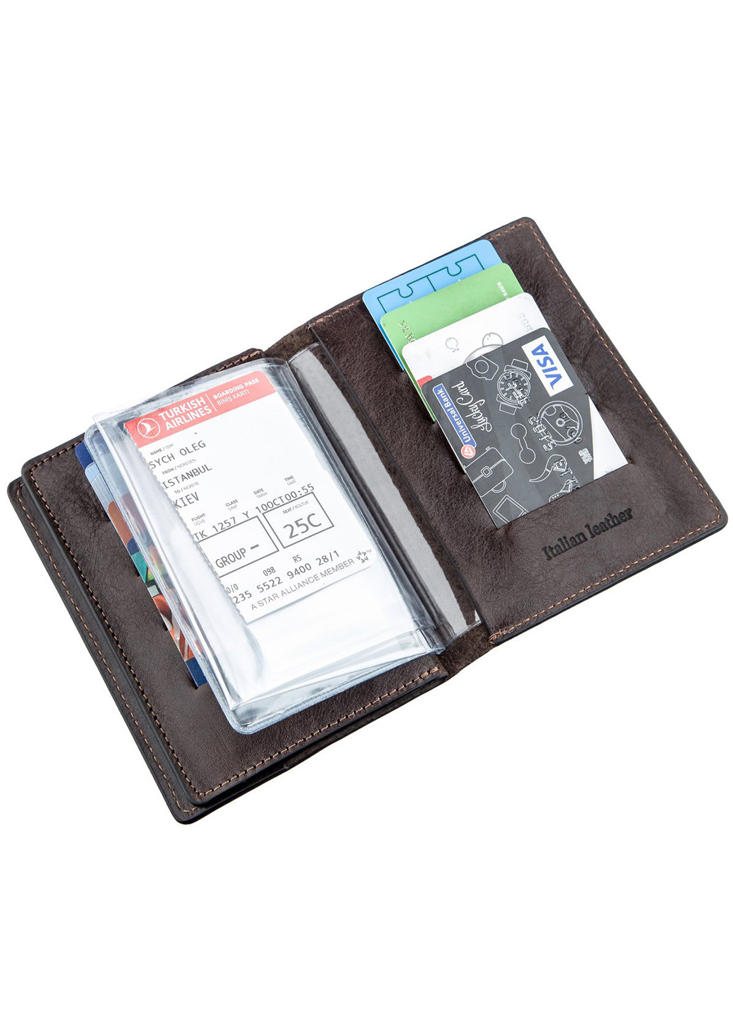 Шкіряна обкладинка для прав 11х14х1 см Grande Pelle (253490805)