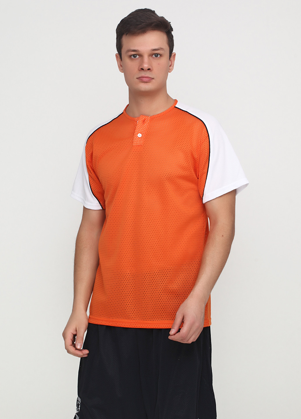 Оранжевая футболка с коротким рукавом Teamwork