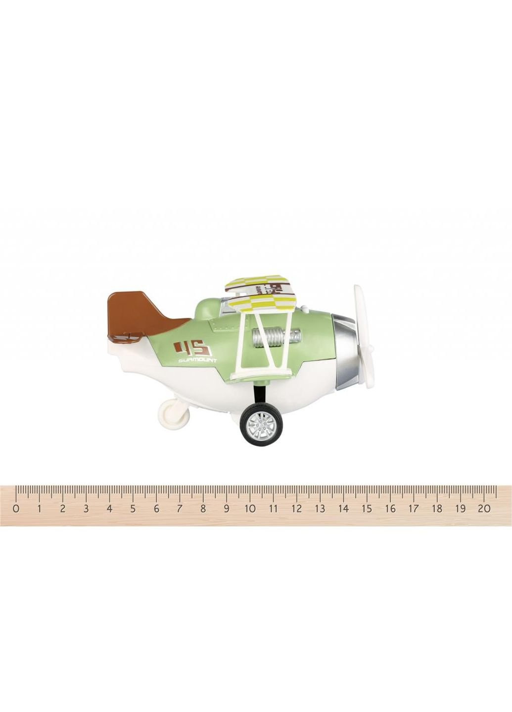 Спецтехніка Літак металевий інерційний Aircraft зелений (SY8016AUt-2) Same Toy (254080504)