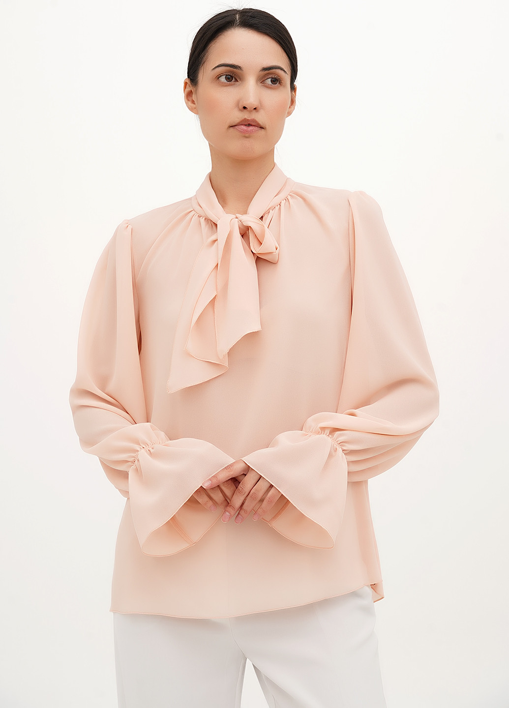 Персиковая блуза My Caramele