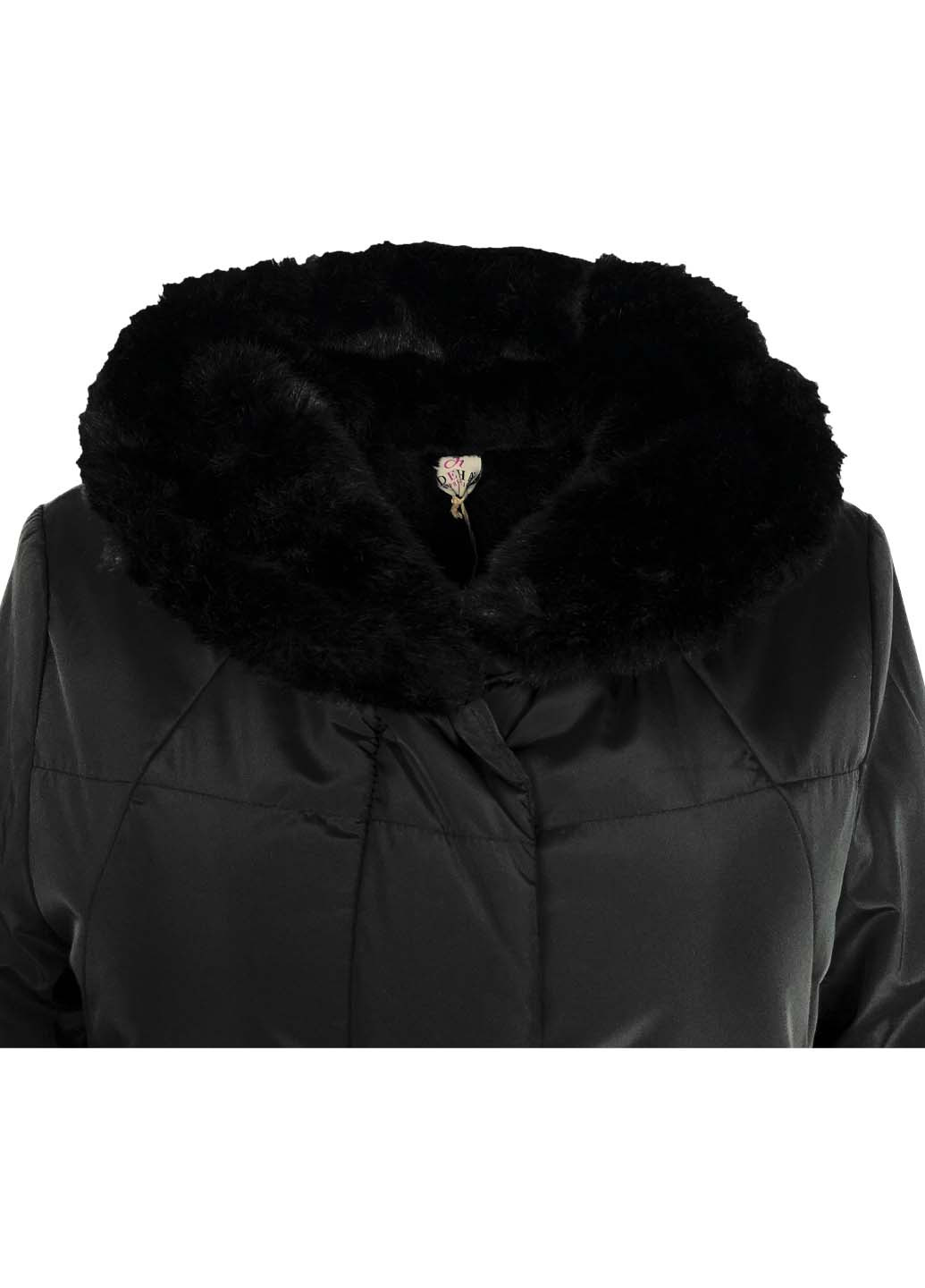 Чорна зимня куртка Deha