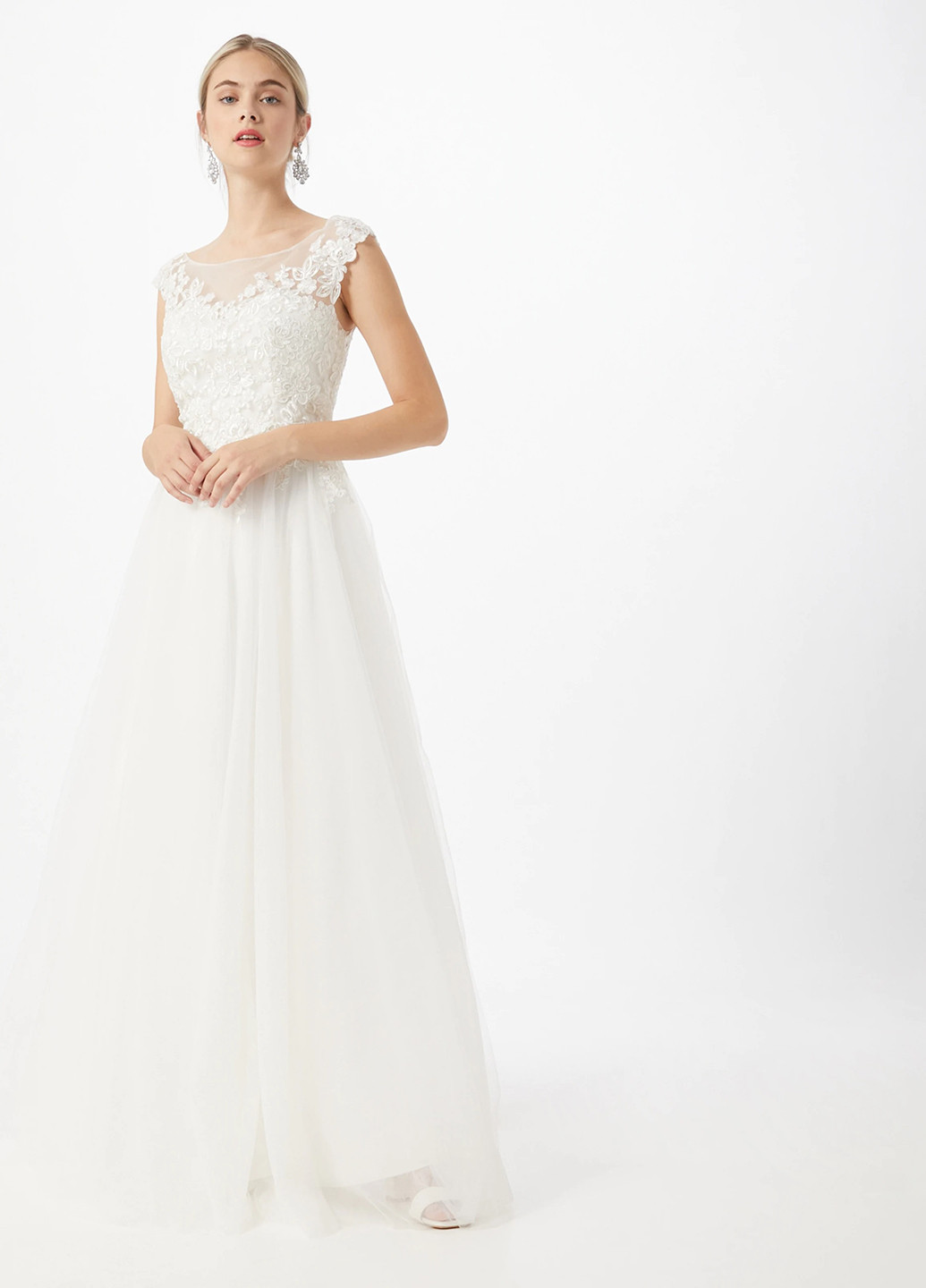Білий вечірня сукня в грецькому стилі Magic Bride однотонна