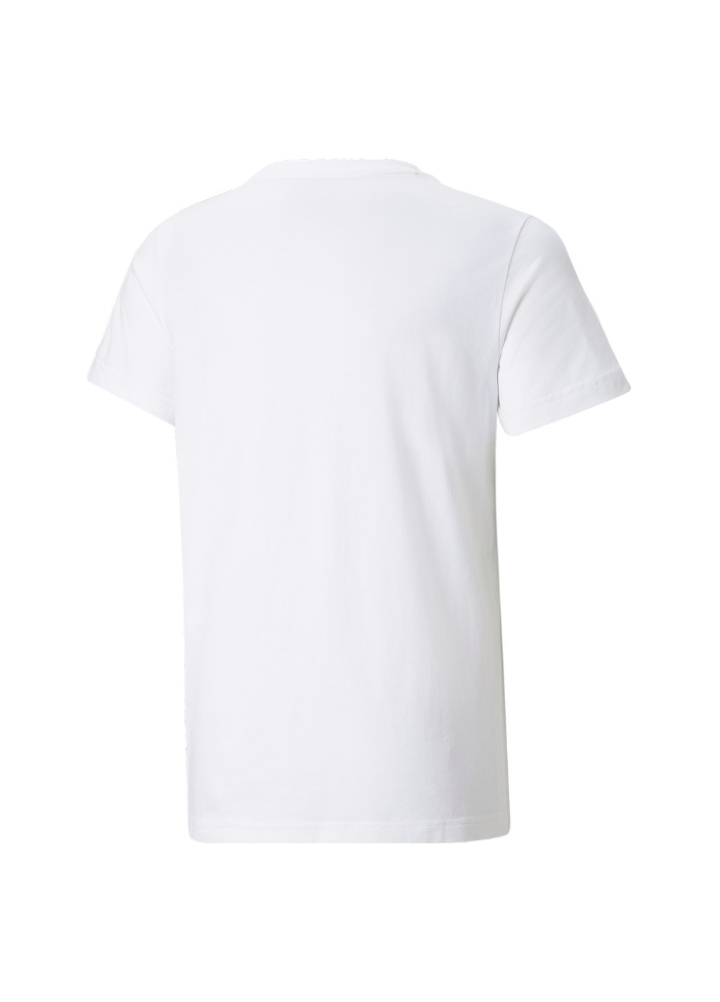 Белая демисезонная футболка tape youth tee Puma