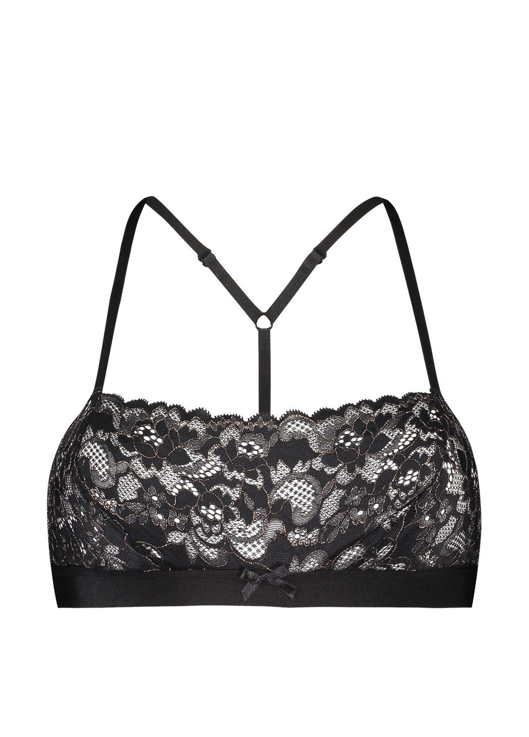 Чёрный бюстгальтер Hunkemoller без косточек полиамид