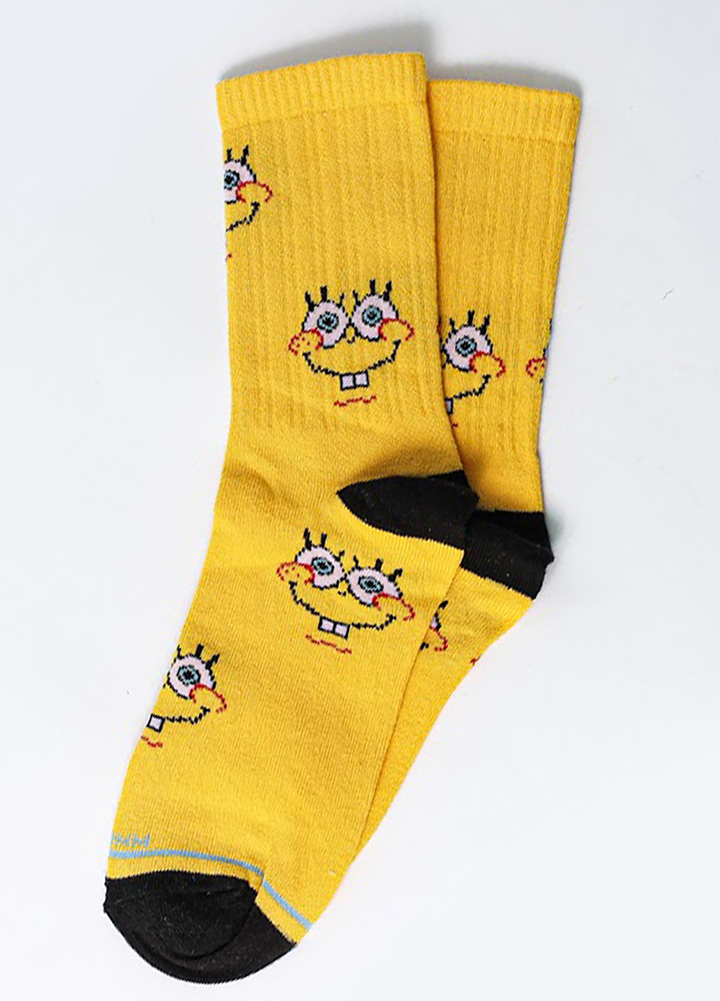 Носки LOMM SpongeBob жёлтые повседневные