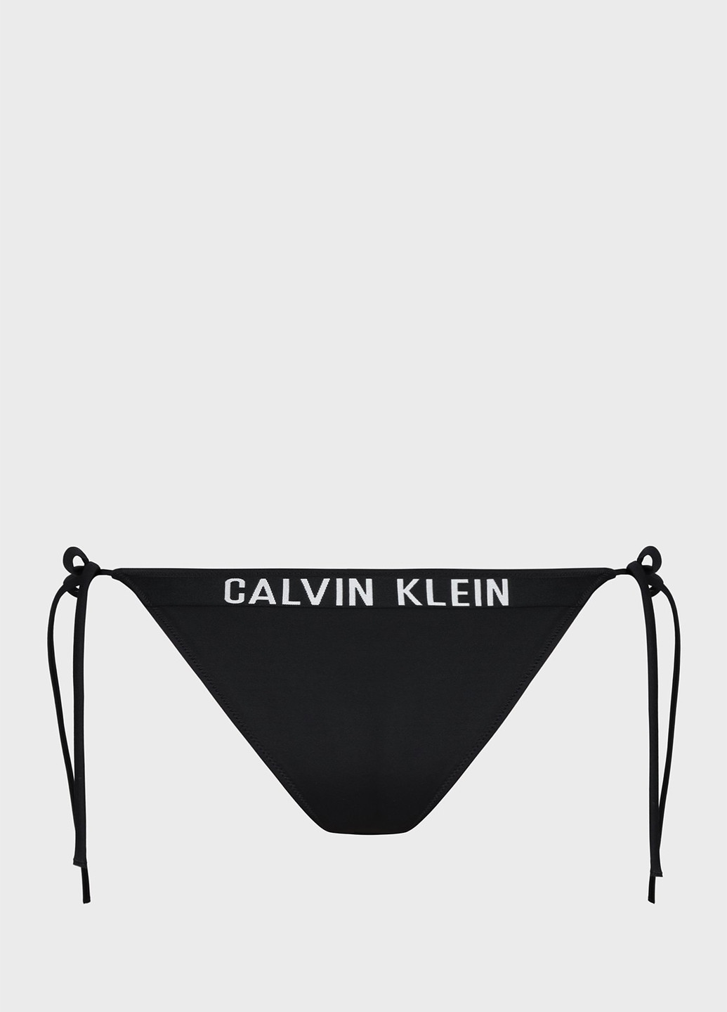 Черные купальные трусики с логотипом Calvin Klein