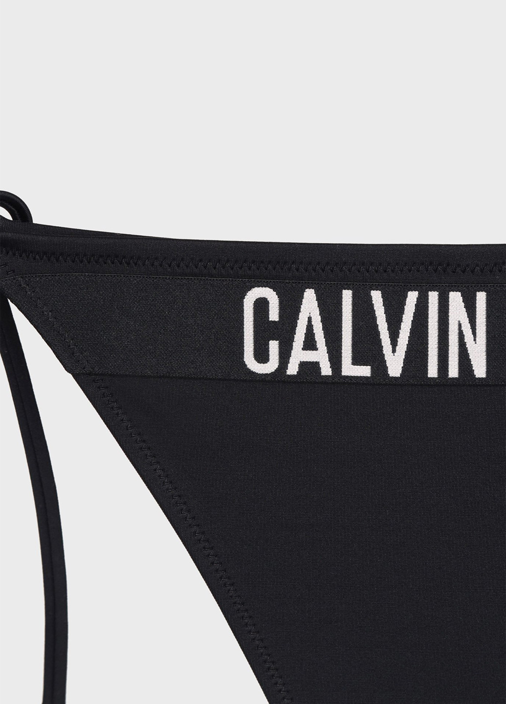 Черные купальные трусики с логотипом Calvin Klein