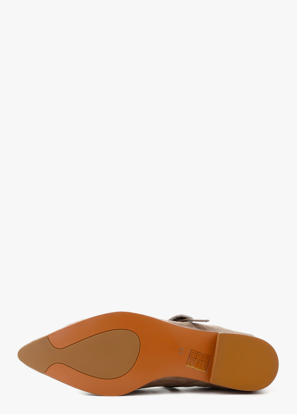 Le'BERDES Туфлі мері джейн сіро-бежевий з натуральна замша, україна — демісезон (322646256)