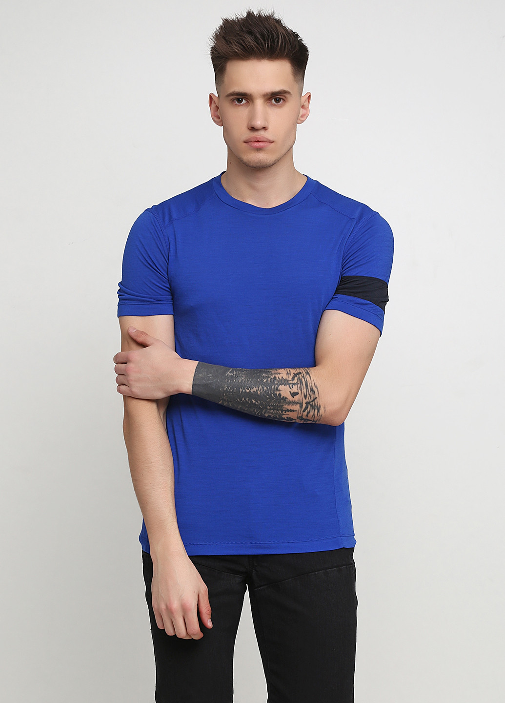Синяя футболка с коротким рукавом Hackett