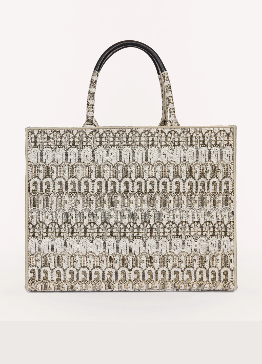 Женская жакардовая сумка WB00255BX03836UT00 Золотистая Furla OPPORTUNITY L TOTE (252863952)