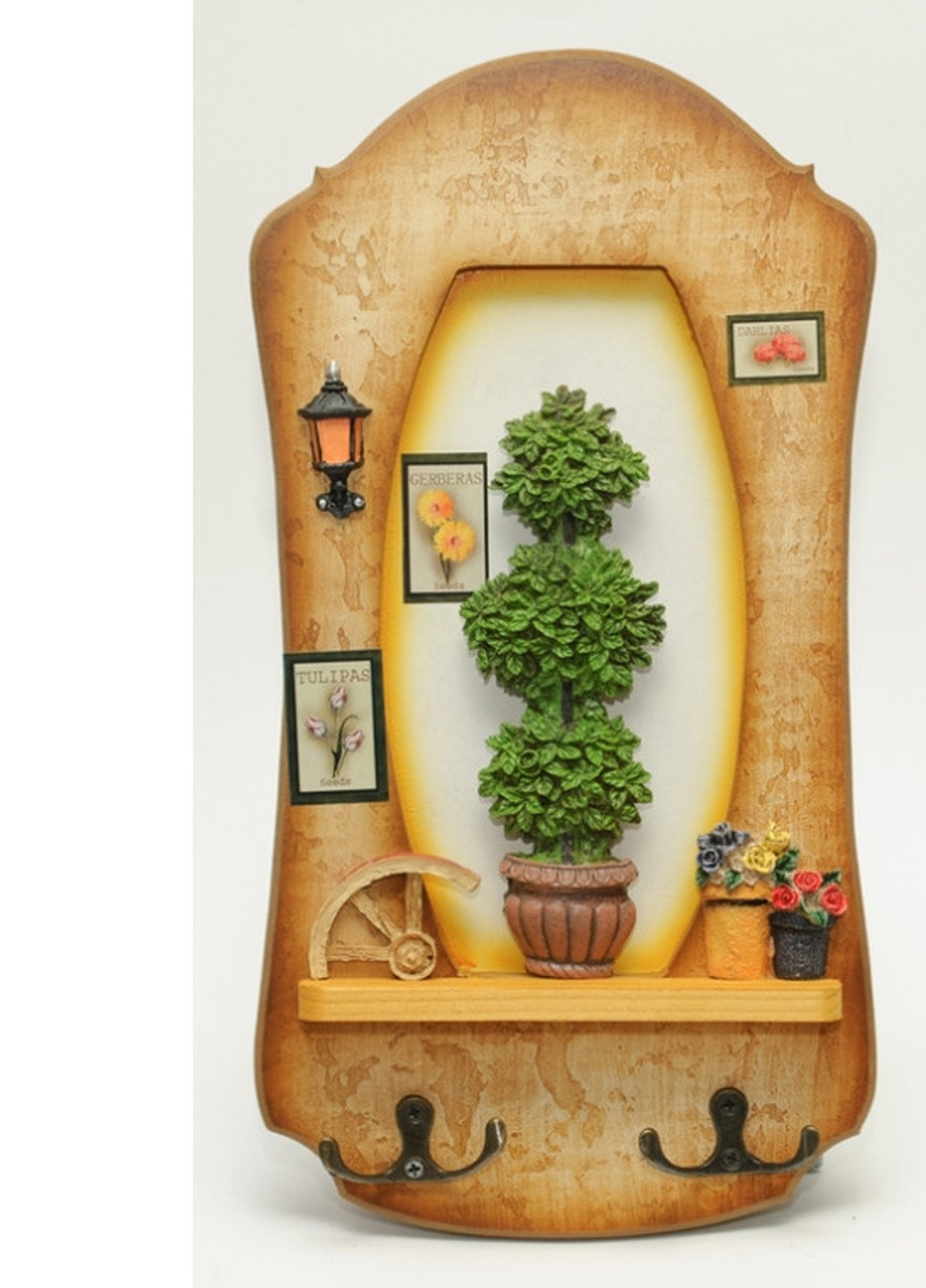 Деревянная ключница настенная No Brand (251471849)