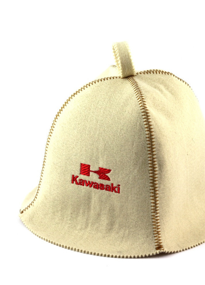 Банна шапка "Kawasaki", штучне хутро, білий (LA-305) Luxyart (252611336)