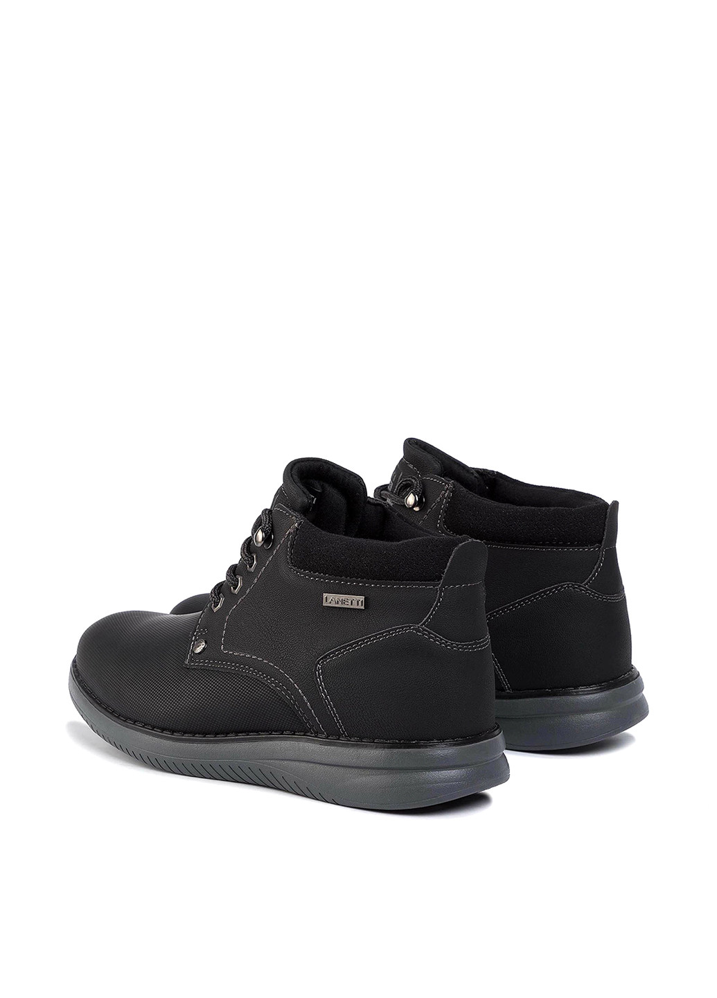 Черные осенние черевики mp07-81154-01 Lanetti