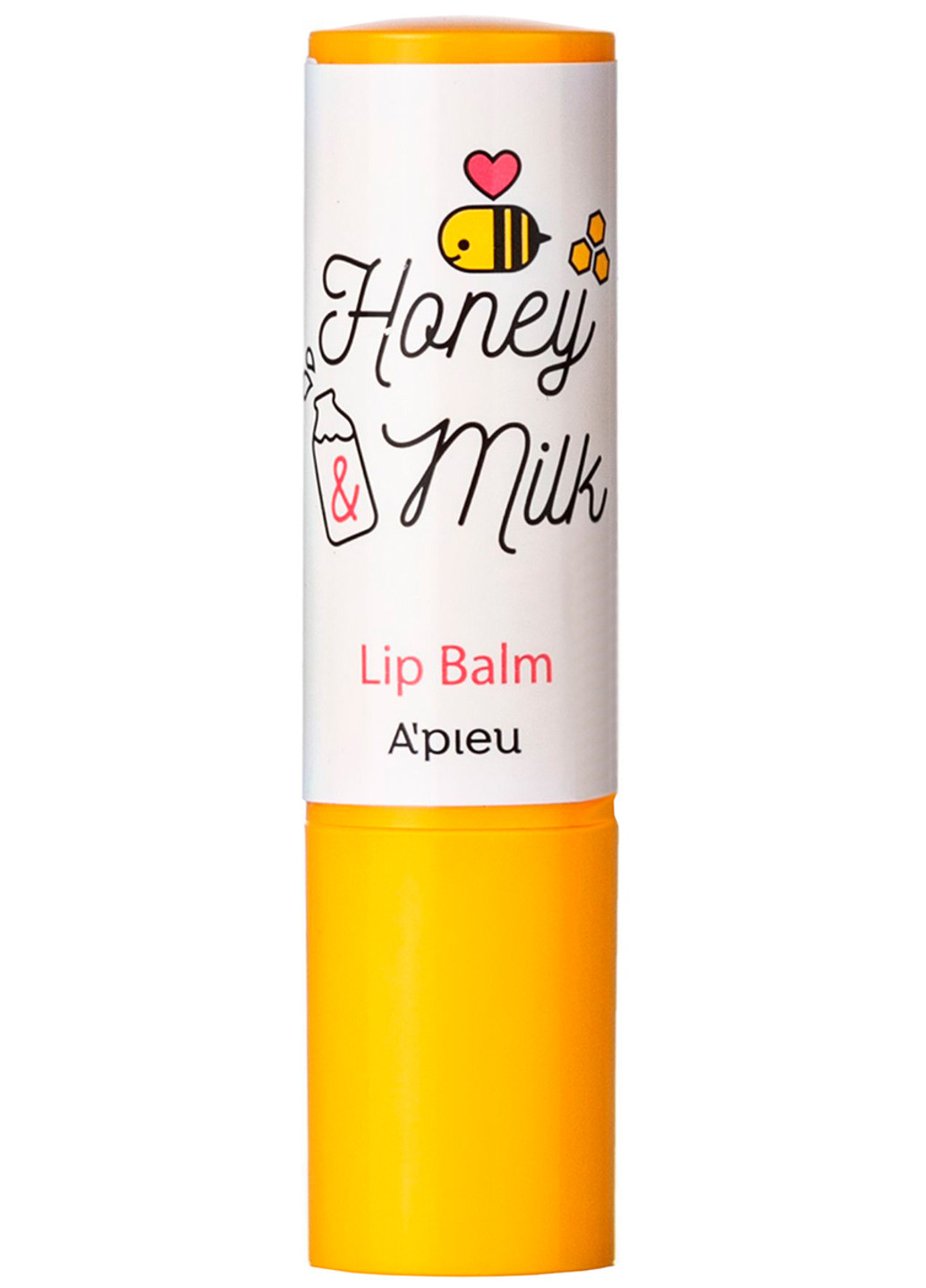 Бальзам для губ "Питательный" Honey & Milk Lip Balm 3.3 г A'pieu (202165455)