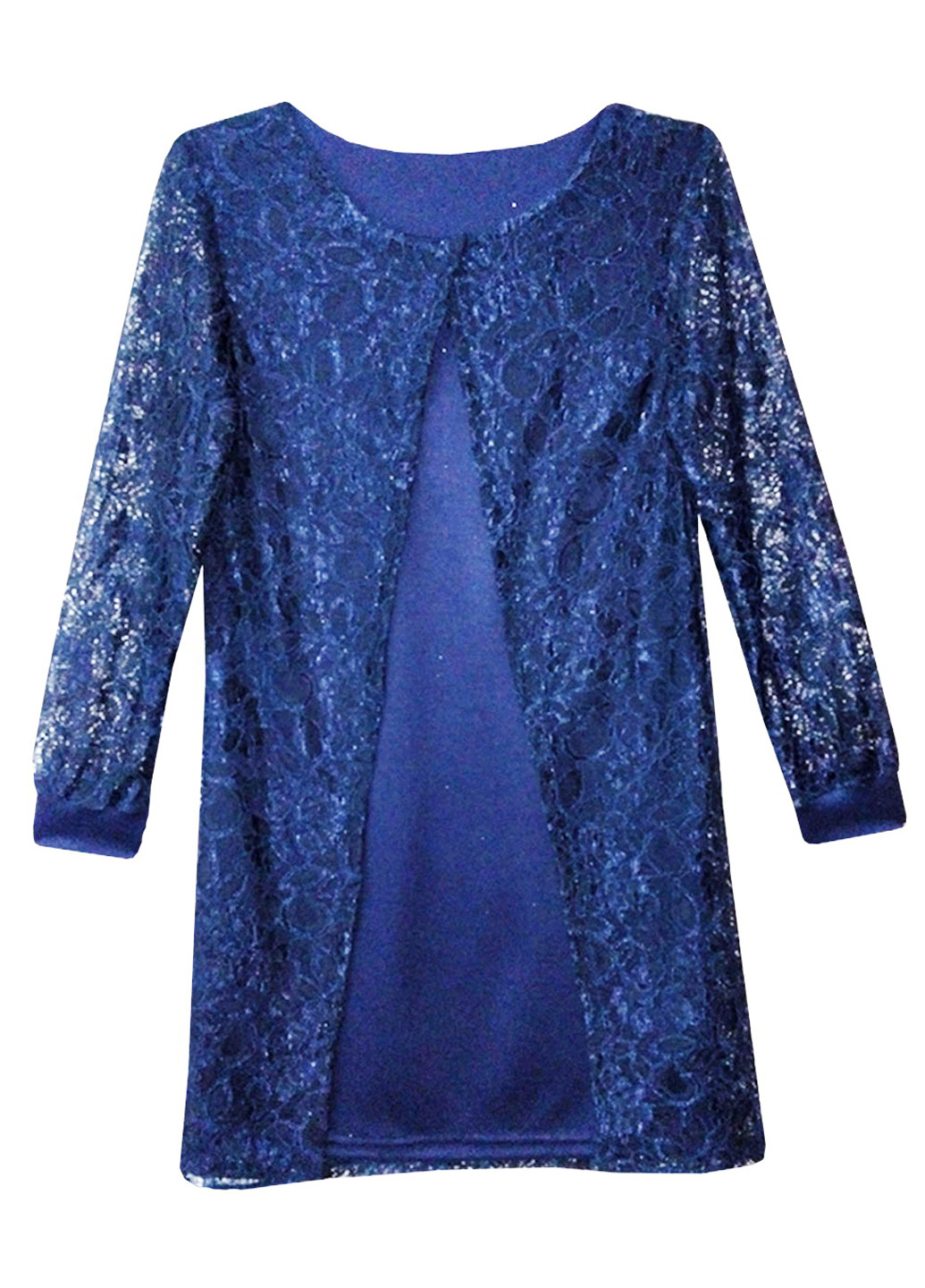 Тёмно-синее платье Клим (93847836)