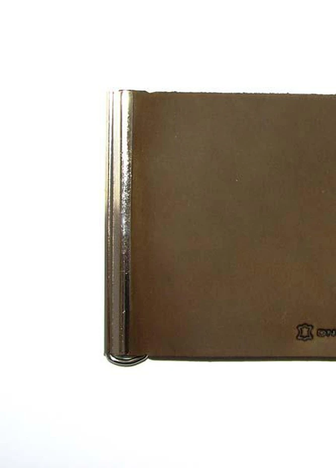Зажим для денег DNK Зажим Spring+ col.G оливковый DNK Leather (253932976)