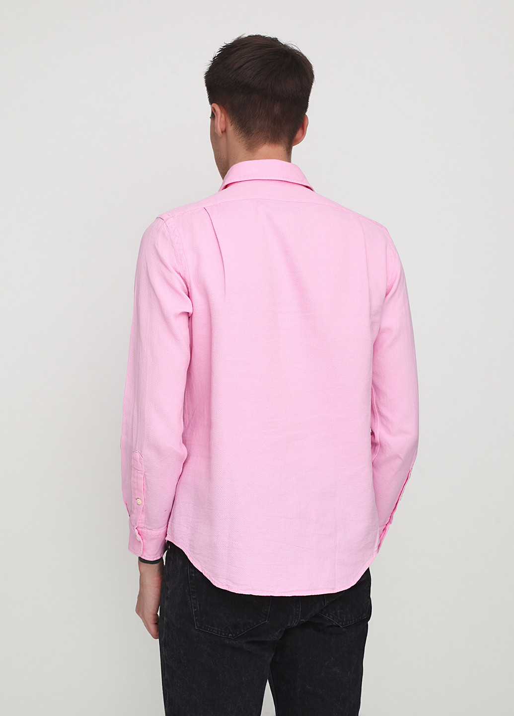 Розовая рубашка однотонная Ralph Lauren