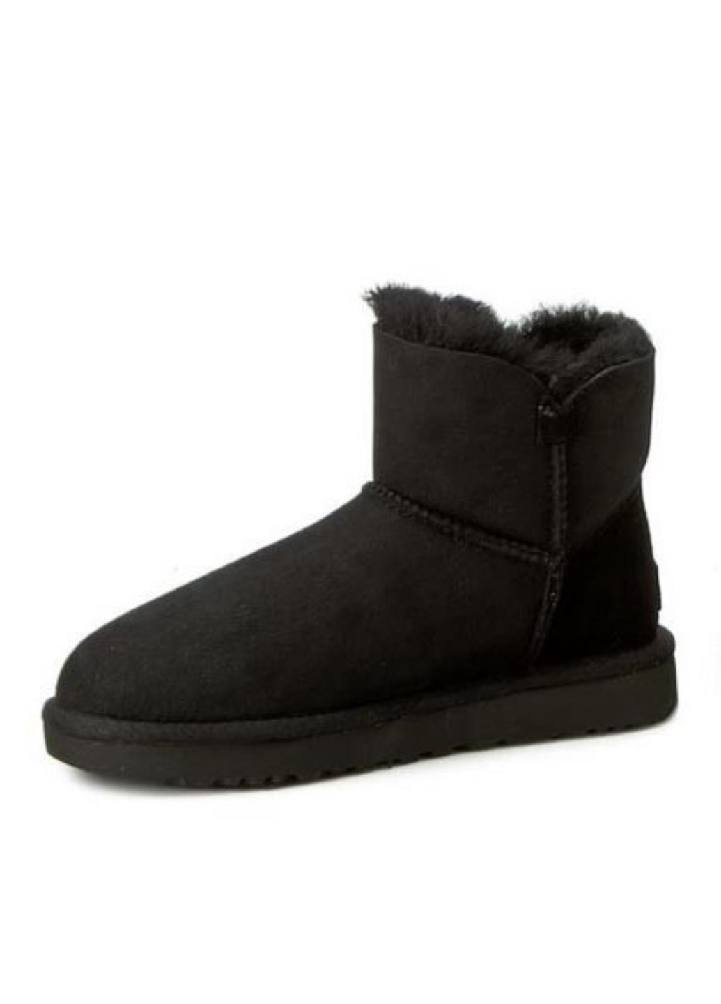 Черные угги UGG с пуговицами