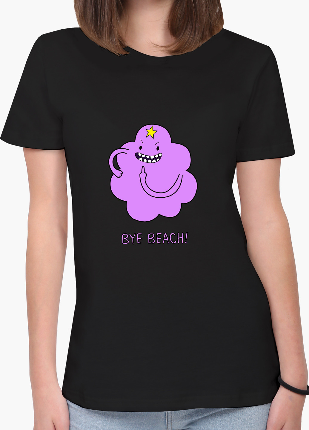 Футболка жіноча Принцеса бубльгум Час Пригод (Princess Bubblegum Adventure Time) (8976-1578) XXL MobiPrint - (227212204)