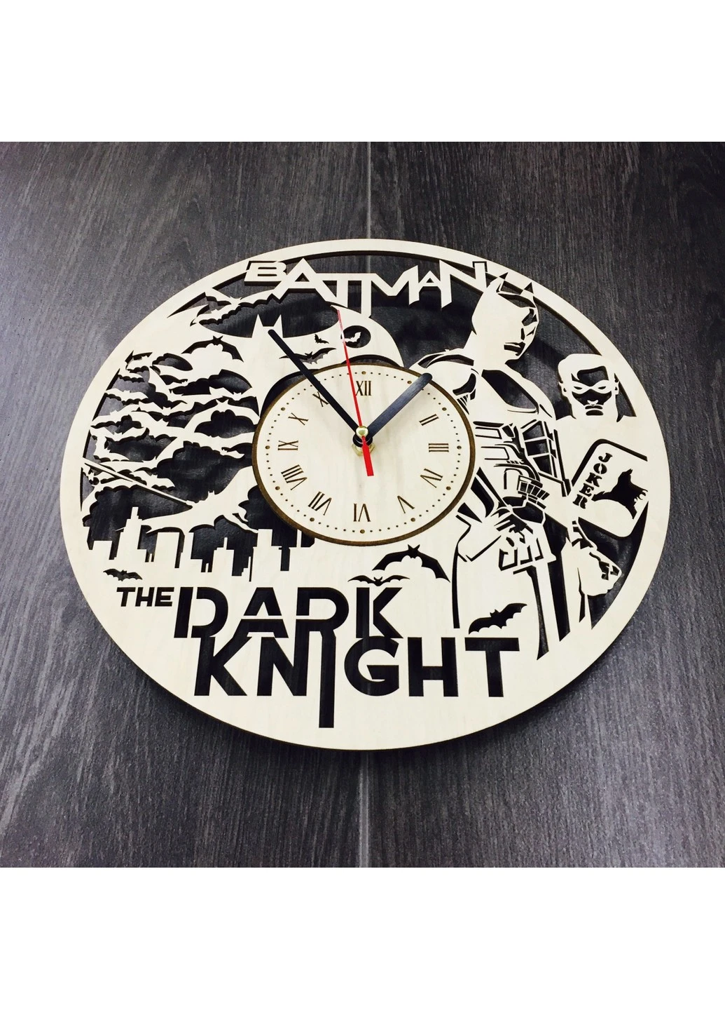 Настінний великий оригінальний годинник «The Dark Knight» 7Arts (253566110)