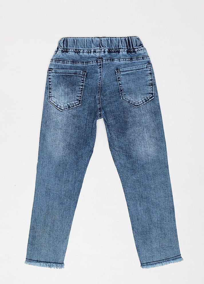 Синие демисезонные джинсы Miya