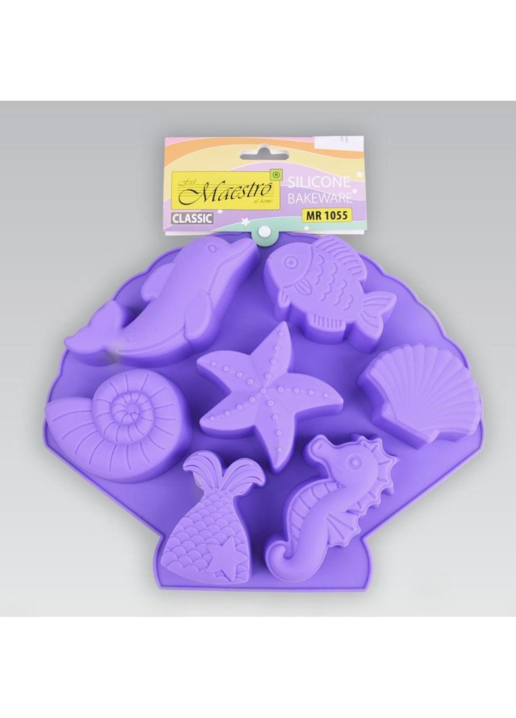 Форма для выпечки кексов Морская жизнь MR-1055 25х20,7х3 см Maestro (253624046)