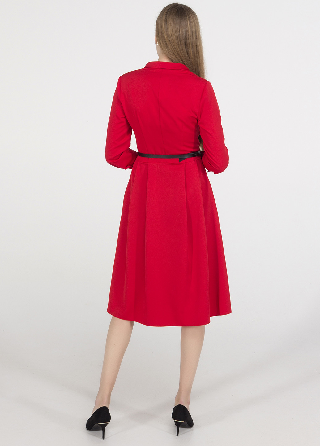 Червона кежуал сукня Viravi Wear однотонна