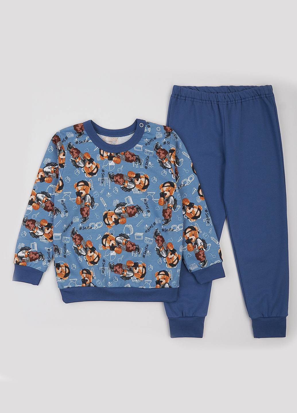 Темно-синій демісезонний комплект (світшот, штани) Ляля