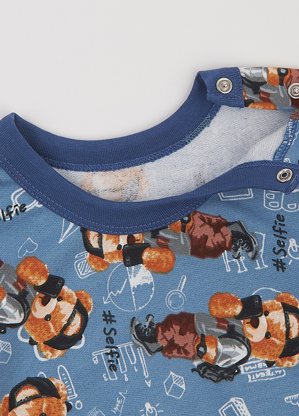 Темно-синій демісезонний комплект (світшот, штани) Ляля