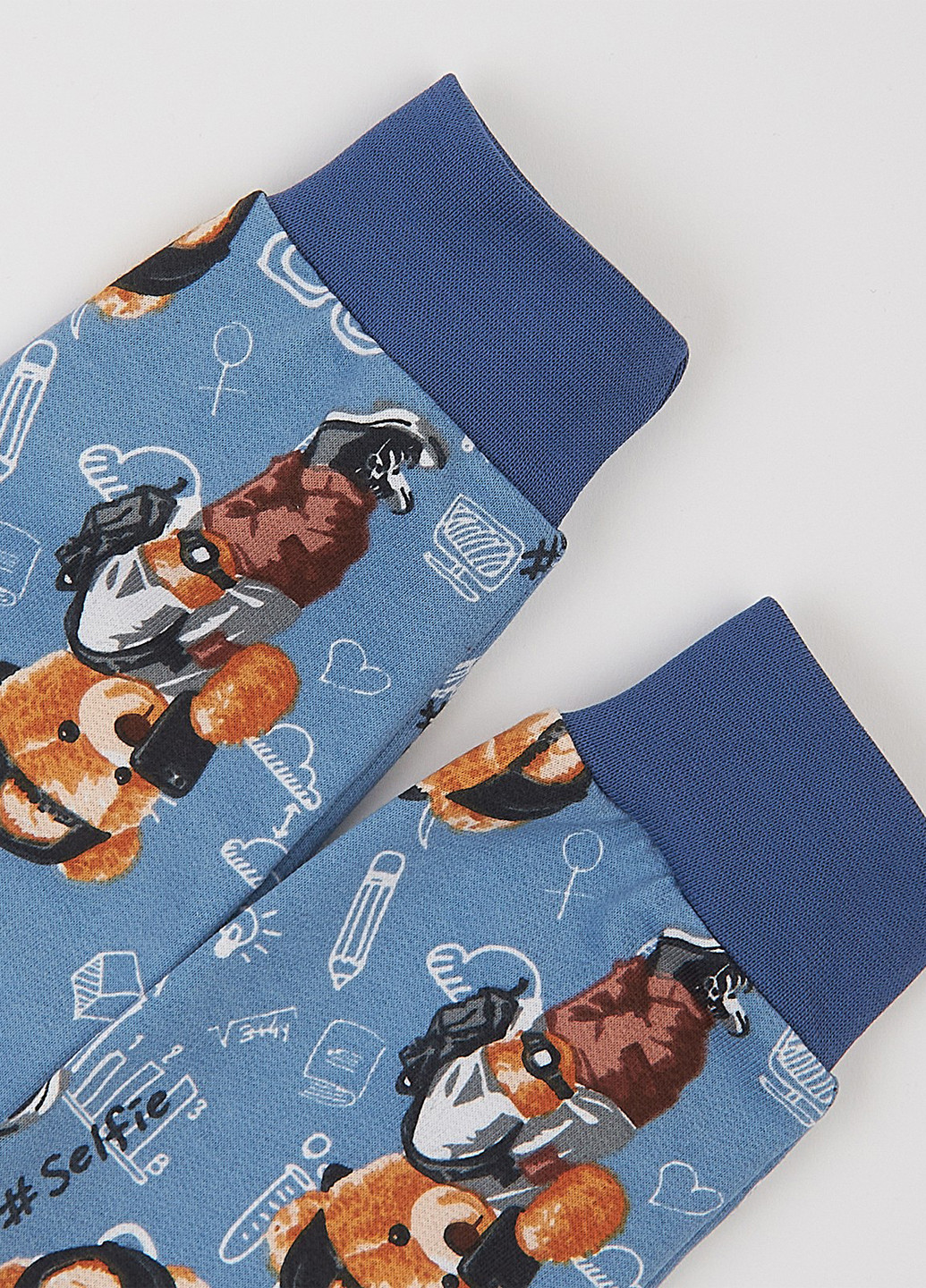 Темно-синій демісезонний комплект (світшот, штани) Ляля