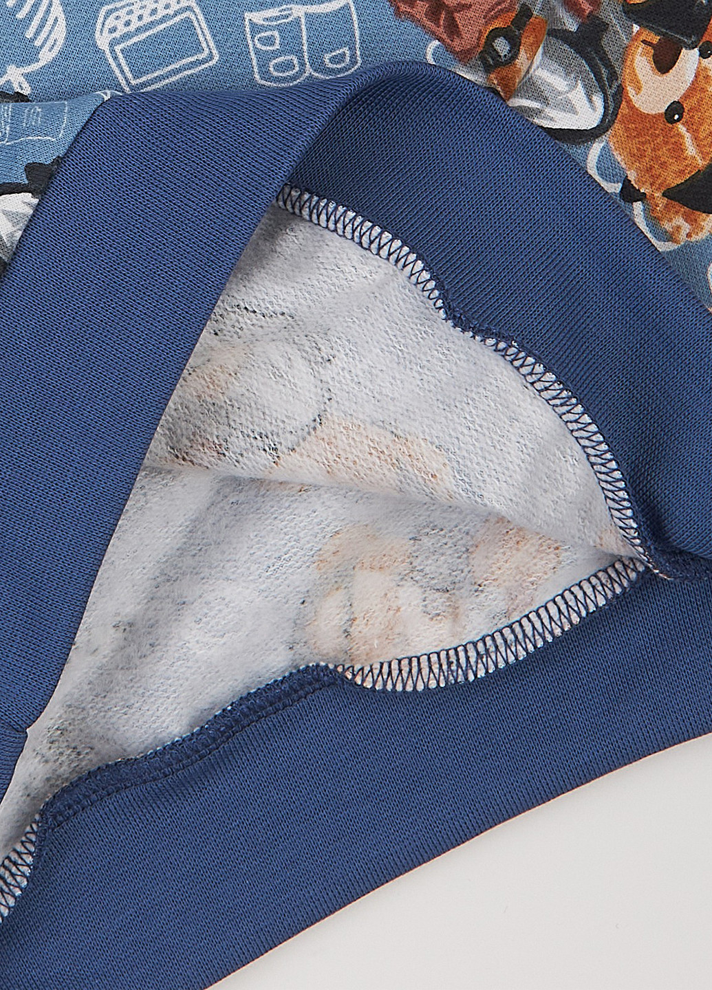 Темно-синій демісезонний комплект (світшот, штани) Ляля