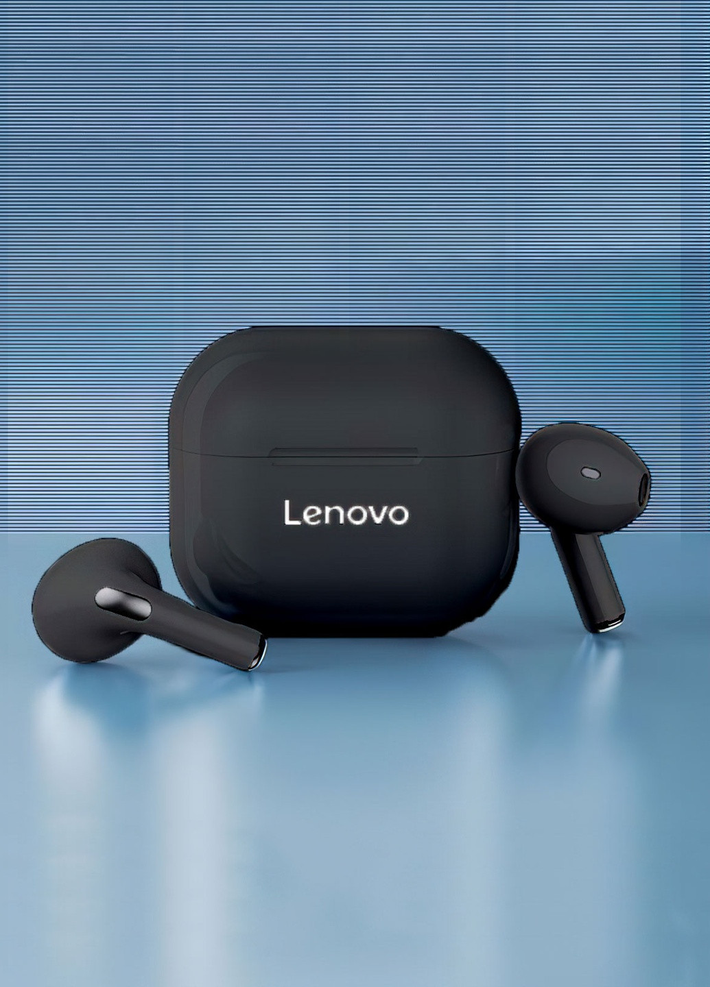 Беспроводные наушники LP40 / Наушники с микрофоном Bluetooth для Айфона и Андроид 8469 Черный 62967 Lenovo (254695227)