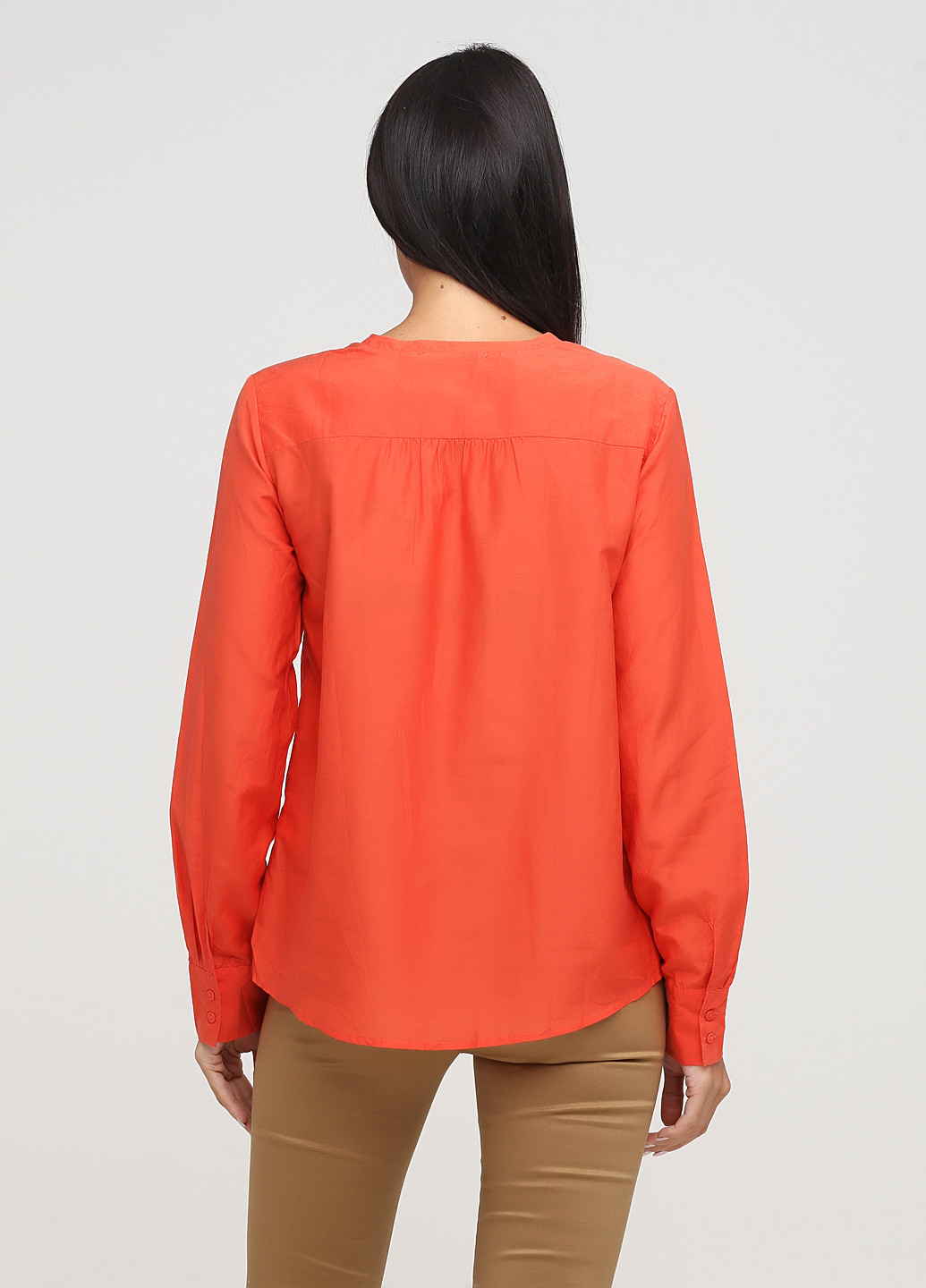 Оранжевая демисезонная блуза Tom Tailor