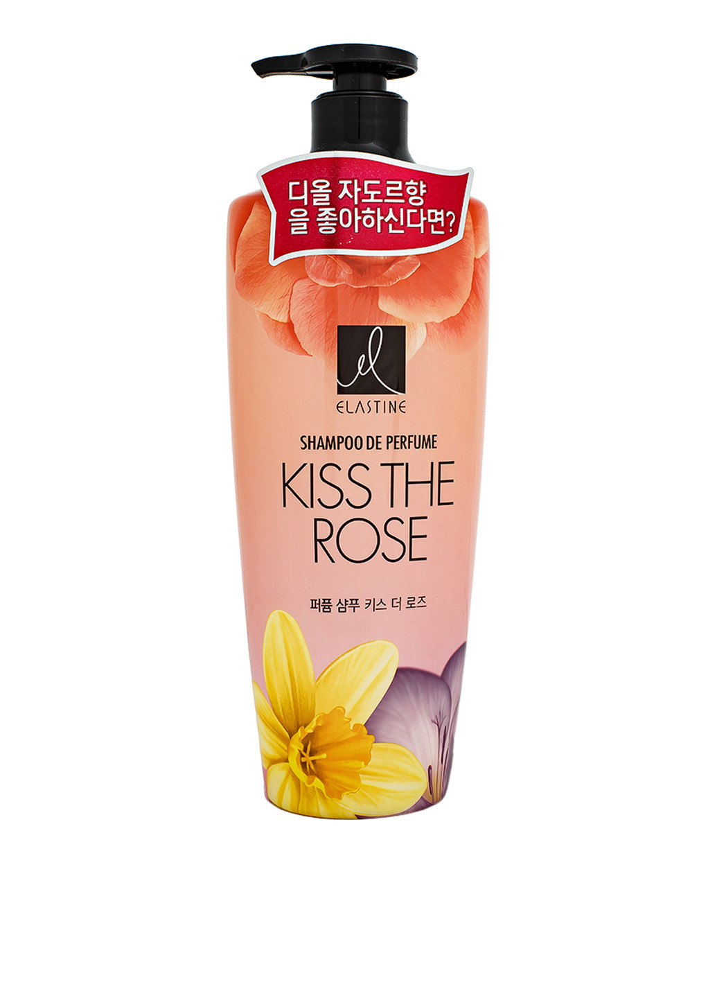 Парфюмированный шампунь Elastine Поцелуй розы, 600 мл LG