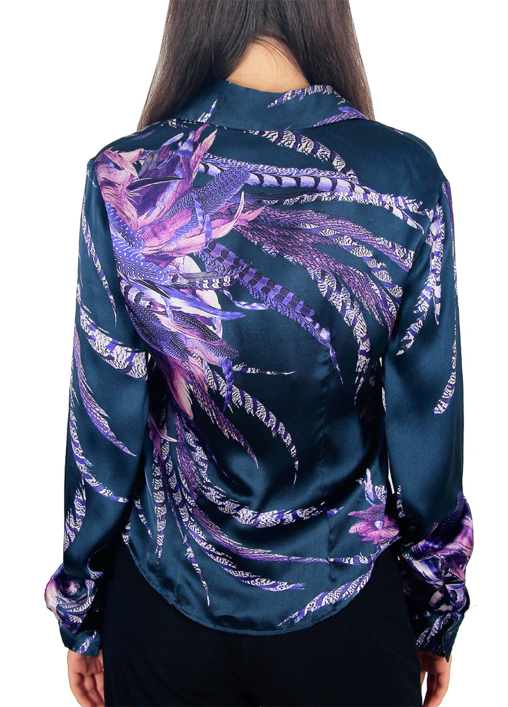 Фіолетова блуза Just Cavalli