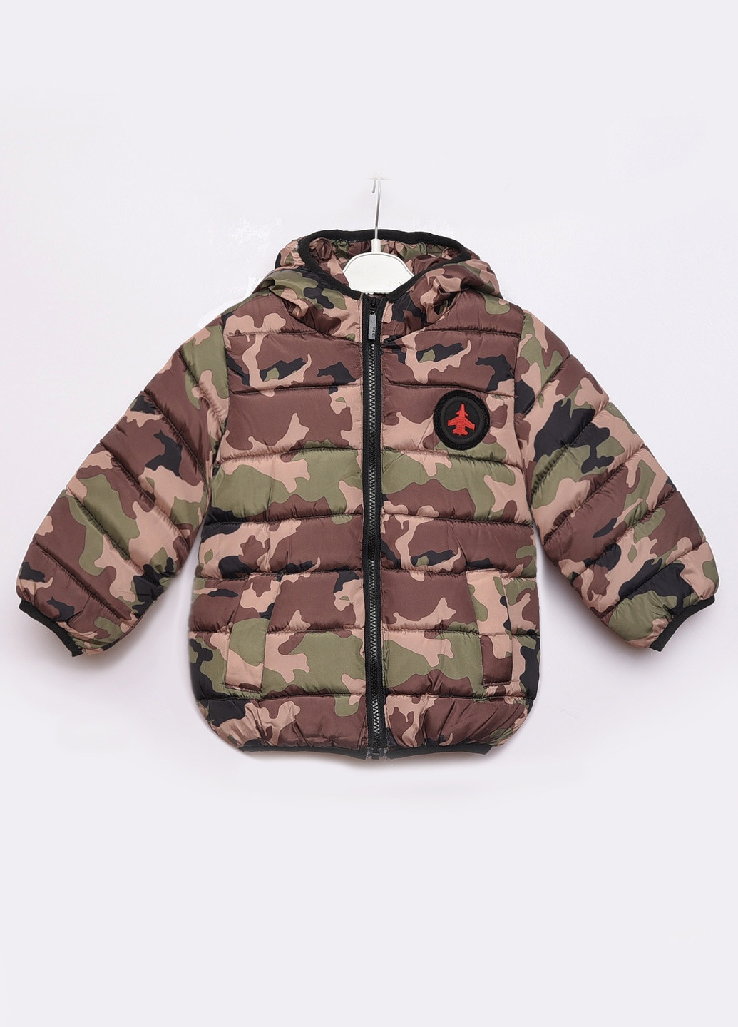 Комбінована демісезонна куртка дитяча демісезон камуфляж Let's Shop
