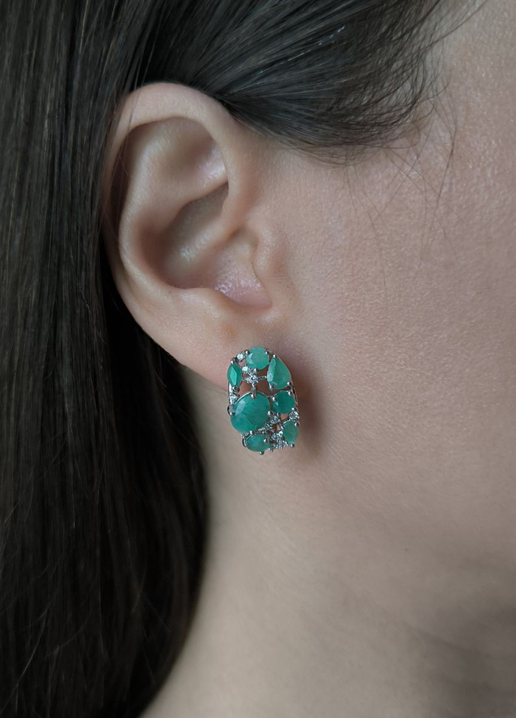 Серьги Silver Flame (354214517)