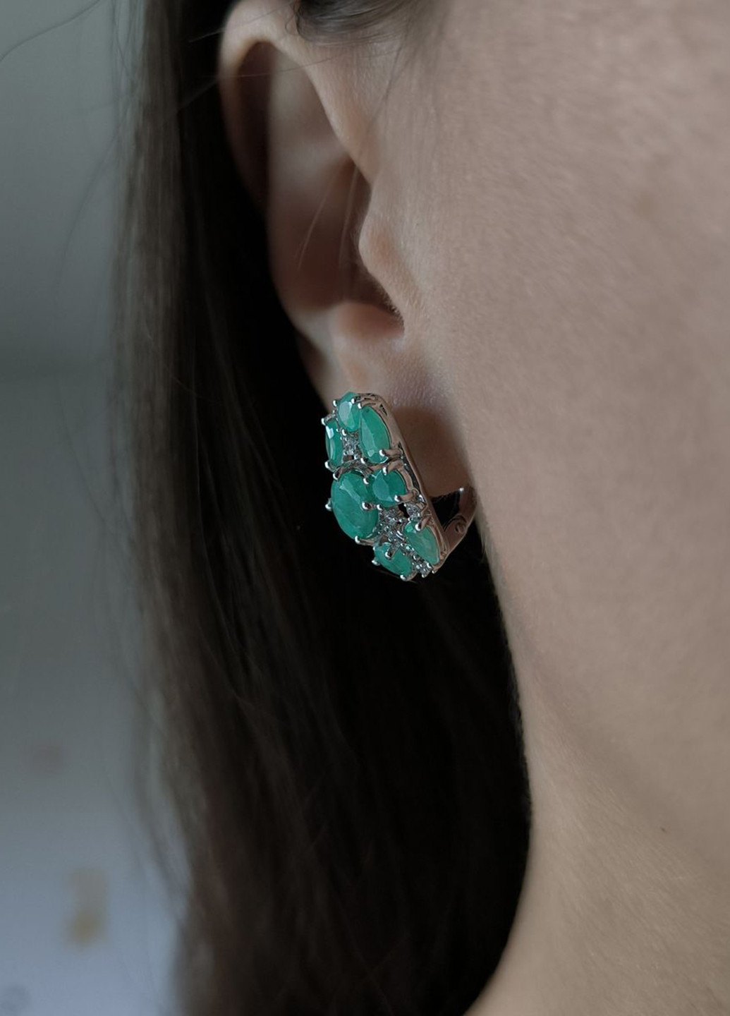 Серьги Silver Flame (354214517)