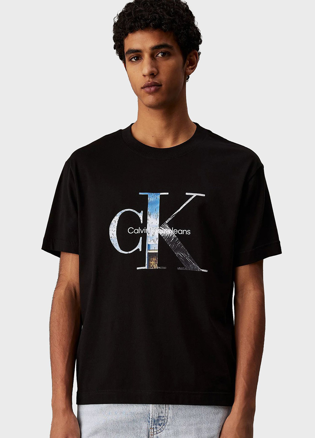 Чорна футболка Calvin Klein Jeans