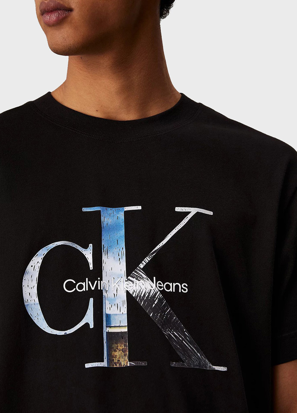 Чорна футболка Calvin Klein Jeans
