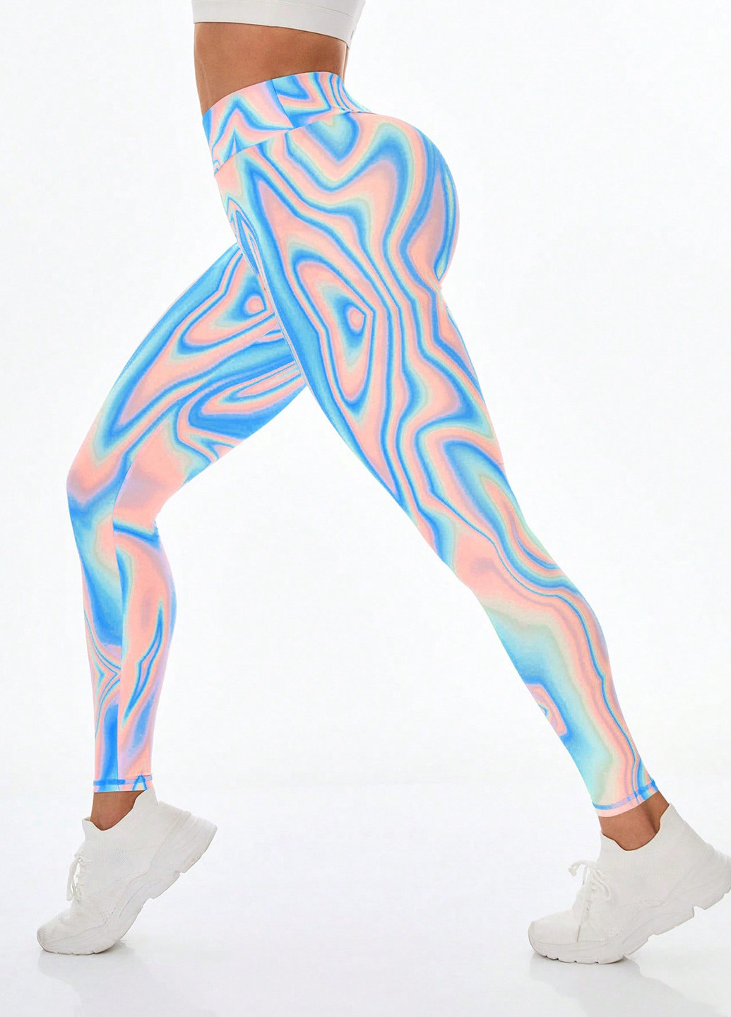 Комбинированные демисезонные леггинсы SHEIN