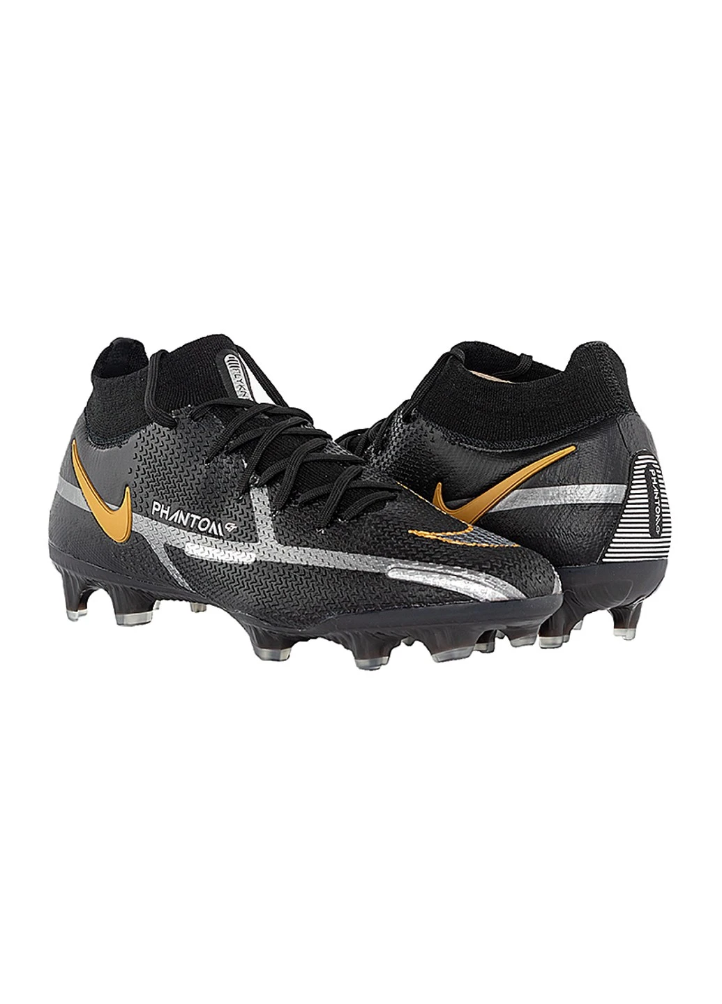 Черные бутсы phantom gt2 elite df fg Nike
